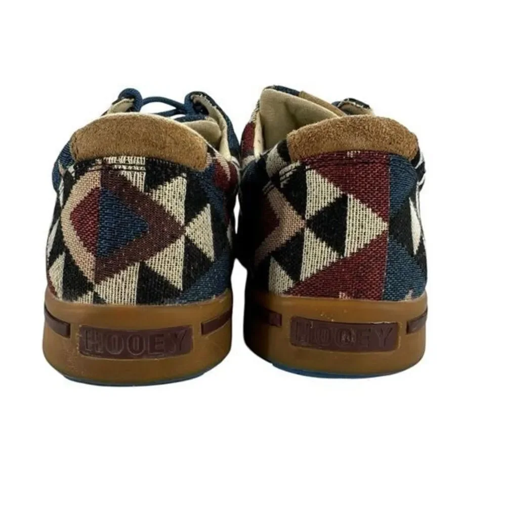 Twisted X Hooey LoperAztec‎ Pattern Canvas Casual YHYC001 Men's Size 8.5 M